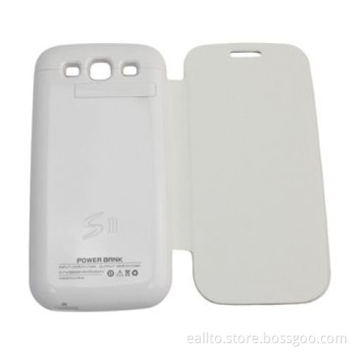 Charging Cases with Flip Cover for Samsung i9300 Galaxy S3, Power Bank with 2,200mAh